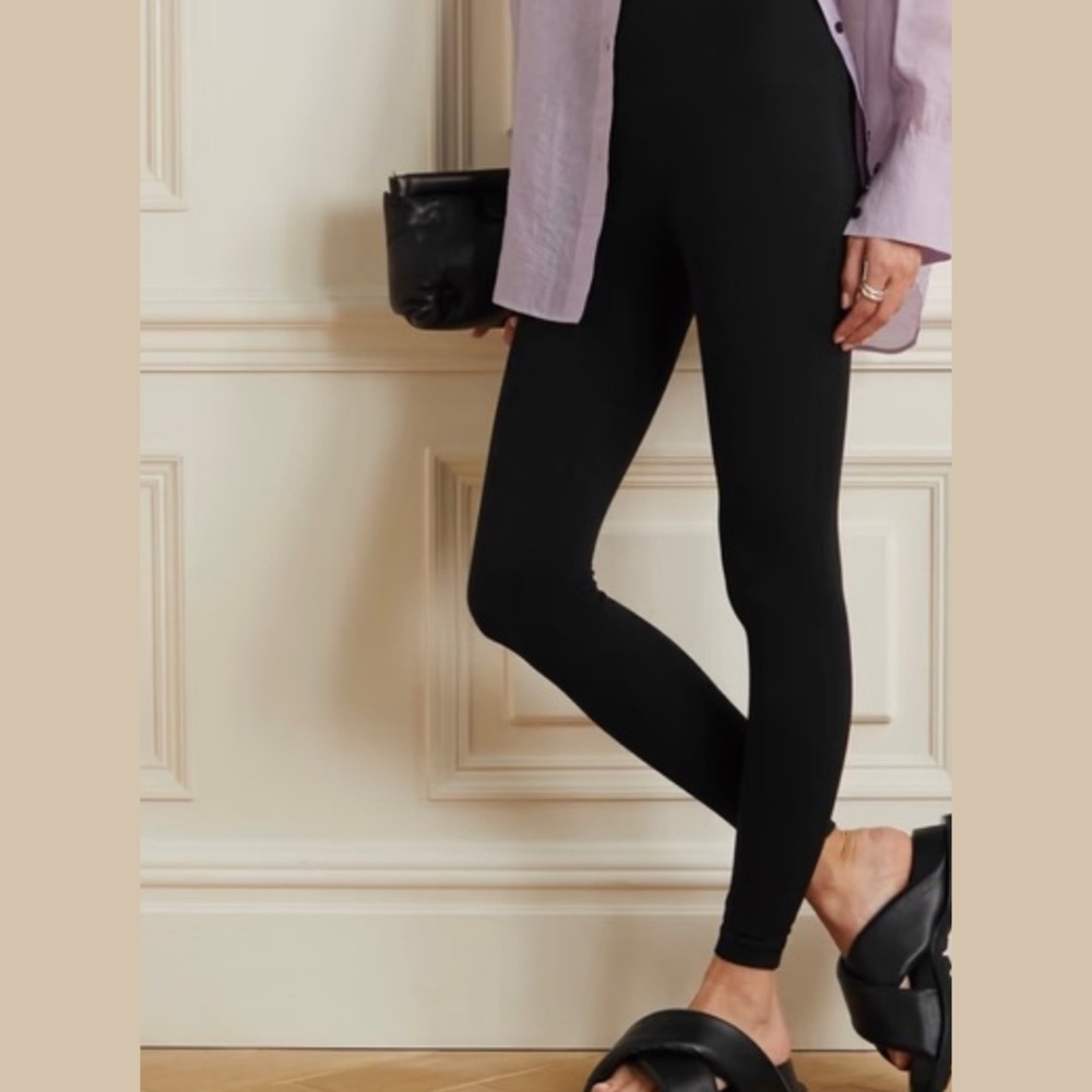 Spanx Seamless Sculpt Chevron Ribbed Leggings